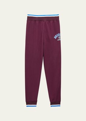 Boy's Sidney Collegiate Logo-Print Sweat Pants, Size 3-14