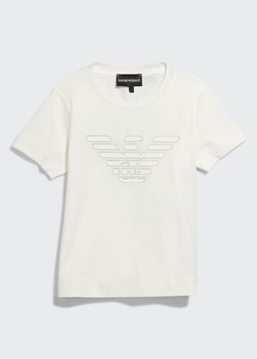 Boy's Signature Eagle Logo T-Shirt, Size 4-14