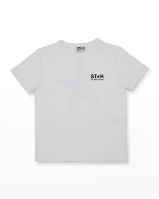 Boy's Star Logo T-Shirt, Size 4-10