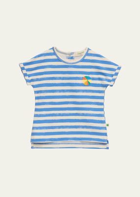 Boy's Striped Beach Ball T-Shirt, Size 3M-24M