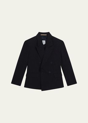 Boy's Striped Suit Jacket, Size 4-16