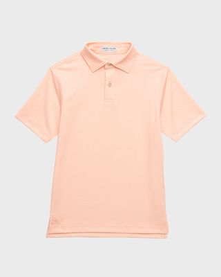 Boy's Tesseract Performance Jersey Polo Shirt, Size XS-XL