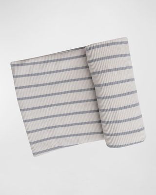 Boy's Thermal Stripe Baby Blanket
