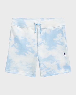 Boy's Tie-Dye Printed Shorts, Size 2-7