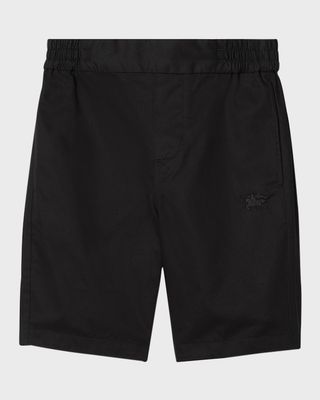 Boy's Travard Cotton Twill Shorts, Size 3-14