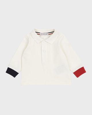 Boy's Tri-Stripe Polo Shirt, Size 12M-3