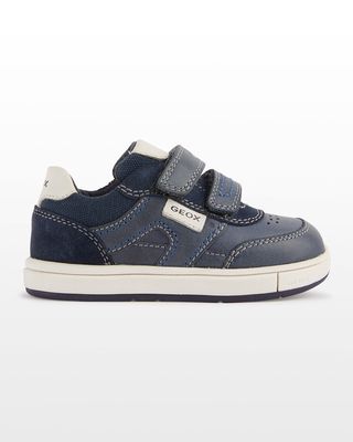 Boy's Trottola Double Grip-Strap Low-Top Sneakers, Baby/Toddlers