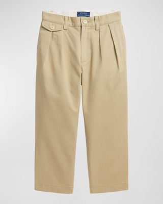 Boy's Twill Classic Chino Pants, Size 2-7