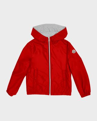 Boy's Urville Hooded WInd-Resistant Jacket, Size 8-14
