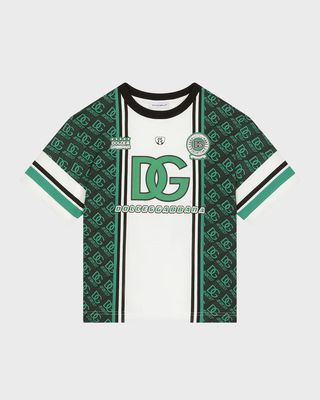 Boy's Varsity Inspired Interlocked Logo T-Shirt, Size 2-6