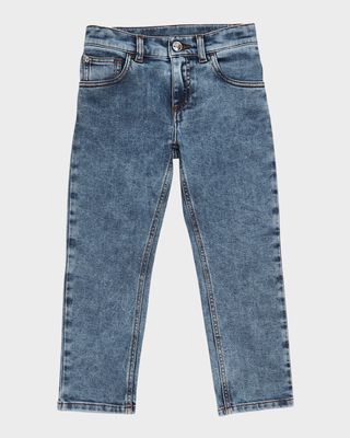 Boy's Vintage Wash Jeans, Size 4-6