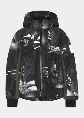 Boy's Wind & Water-Resistant Ski Jacket, Size 4-7