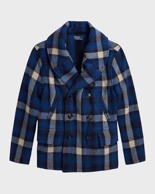 Boy's Wool Ranch Outerwear Coat, Size S-XL