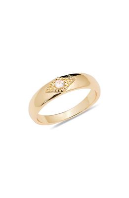 BP. 14K Gold Dipped Cubic Zirconia Band Ring