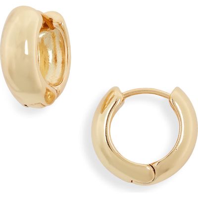 BP. 14K Gold Dipped Mini Bold Huggie Hoop Earrings 