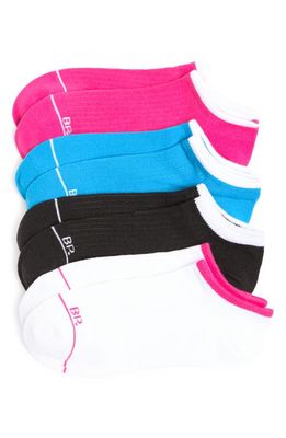 BP. Assorted 4-Pack Organic Cotton Blend Ankle Socks in Blue Blithe-Pink Vibrant Multi