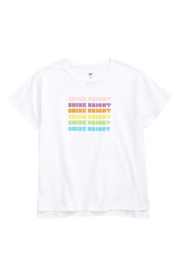 BP. BE PROUD Kids' Pride Gender Inclusive Graphic Tee in White Shine Bright Multi Stack