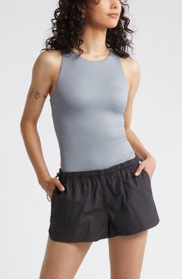 BP. Butter Tank Bodysuit in Grey Weathervane