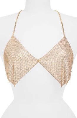 BP. Chainmail Bra Top in Gold