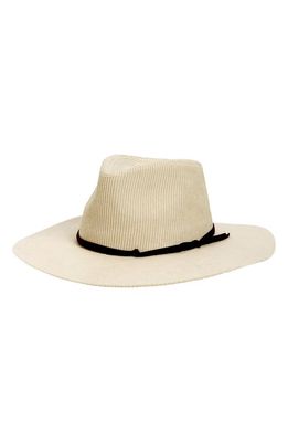 BP. Corduroy Panama Hat in Ivory