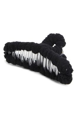 BP. Cozy Fleece Wrapped Claw Clip in Black