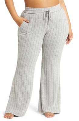 BP. Cozy Rib Pajama Pants in Grey Pearl Marl