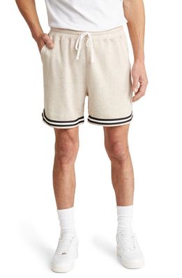 BP. Fleece Basketball Shorts in Oatmeal Heather 