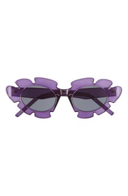 BP. Floral 48mm Cutout Sunglasses in Grape