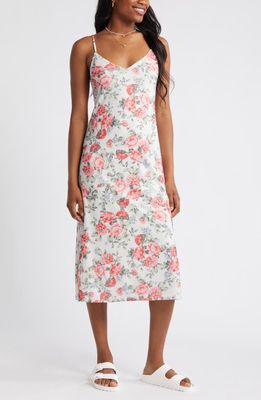 BP. Floral Print Slipdress at Nordstrom, Size X-Small