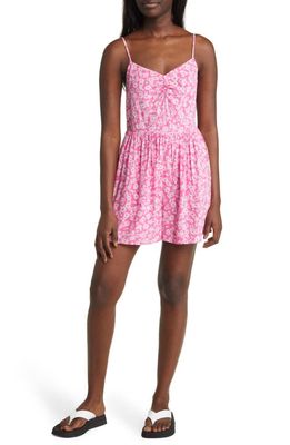 BP. Floral Romper in Pink Windy Daisy at Nordstrom, Size Xx-Small