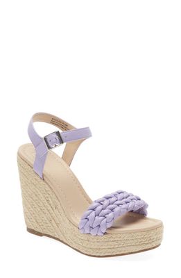 BP. Goldie Braided Wedge Sandal in Purple Betta