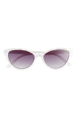 BP. Gradient Cat Eye Sunglasses in White