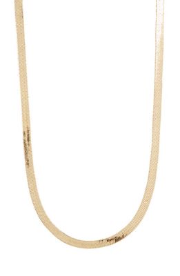 BP. Herringbone Chain Necklace in 14K Gold Dipped