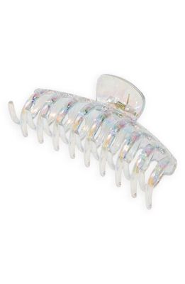 BP. Large Hologram Claw Clip in Clear