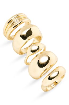 BP. Maro Set of 5 Rings in Gold