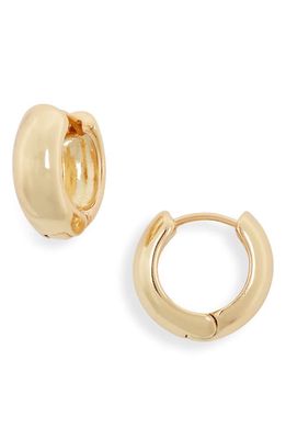 BP. Mini Bold Huggie Hoop Earrings in 14K Gold Dipped