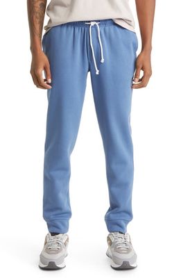 BP. Organic Cotton Blend Knit Joggers in Blue Macaw