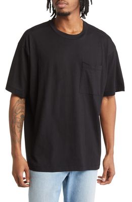 BP. Oversize Cotton Pocket T-Shirt in Black