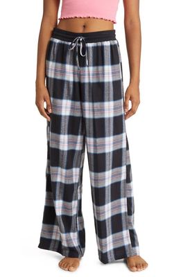 BP. Plaid Flannel Pajama Pants in Black Griffin Plaid