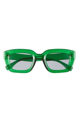 BP. Rectangular Sunglasses in Clear Green