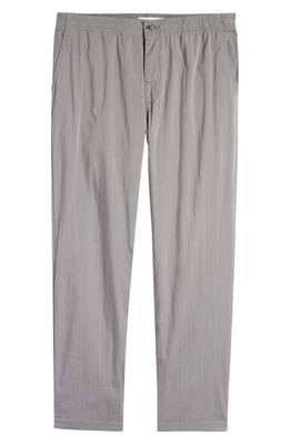 BP. Relaxed Fit Elastic Waist Workwear Pants in Grey Steel