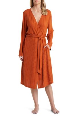 BP. Rib Robe in Rust Texan