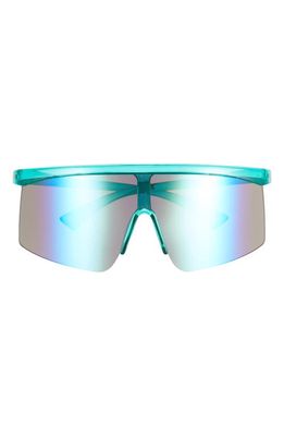 BP. Rimless Shield Sunglasses in Blue