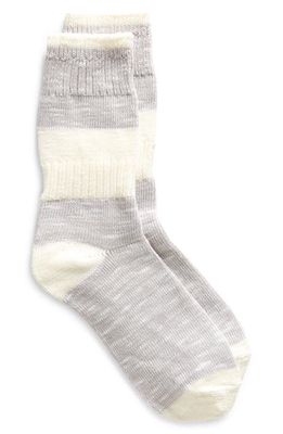 BP. Slub Boot Socks in Grey Micro