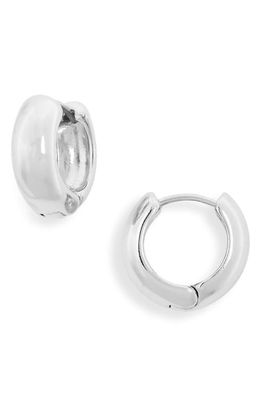 BP. Sterling Silver Dipped Mini Bold Huggie Hoop Earrings