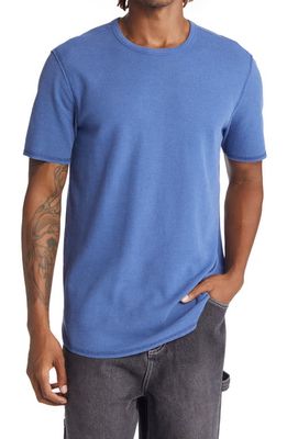 BP. Waffle Knit T-Shirt in Blue Sodalite