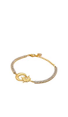 BRACHA Celeste Bracelet in Metallic Gold.