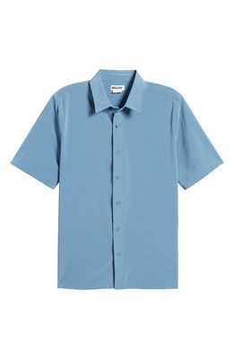 BRADY Zero Weight Short Sleeve Button-Up Shirt in Shadow
