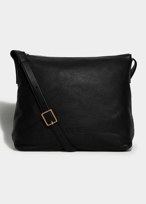 Braidy Zip Napa Leather Crossbody Bag