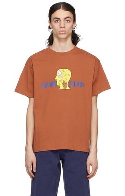Brain Dead Brown Handheld T-Shirt